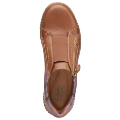 New Clarks Women's , Caroline Cove Slip-On Tan