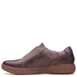 New Clarks Women's , Caroline Cove Slip-On Burgundy Leather