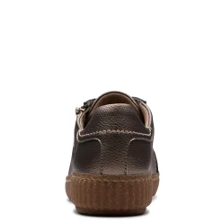 New Clarks Women's , Caroline Janna Sneaker Bronze Metallic