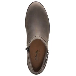 Hot Clarks Women's , Charlten Grace Boot Taupe Oily