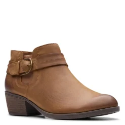 Clarks Women's , Charlten Rae Boot Tan Oily