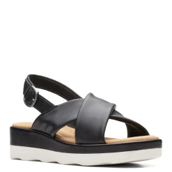 Clarks Women's , Clara Cove Sandal Black
