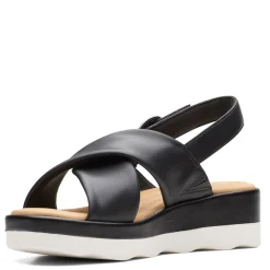 Clarks Women's , Clara Cove Sandal Black