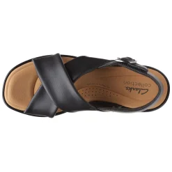 Online Clarks Women's , Clara Cove Sandal Black
