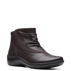 New Clarks Women's , Cora Derby Boot Brown