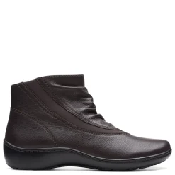 New Clarks Women's , Cora Derby Boot Brown