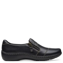 Hot Clarks Women's , Cora Harbor Slip-On Black