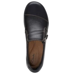 Hot Clarks Women's , Cora Harbor Slip-On Black