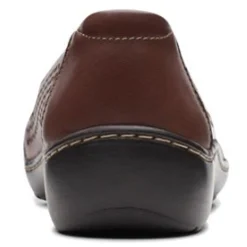 Best Clarks Women's , Cora Iris Slip-On Dark Tan Leather