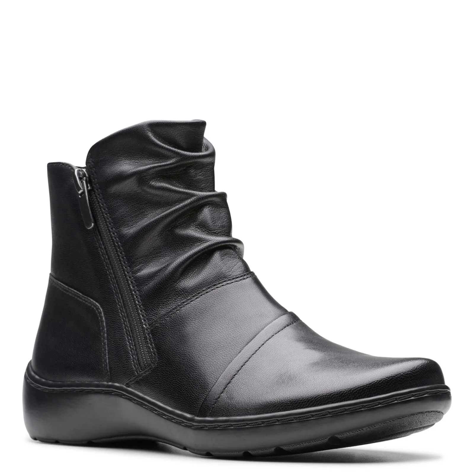 New Clarks Women's , Cora Pace Boot Black
