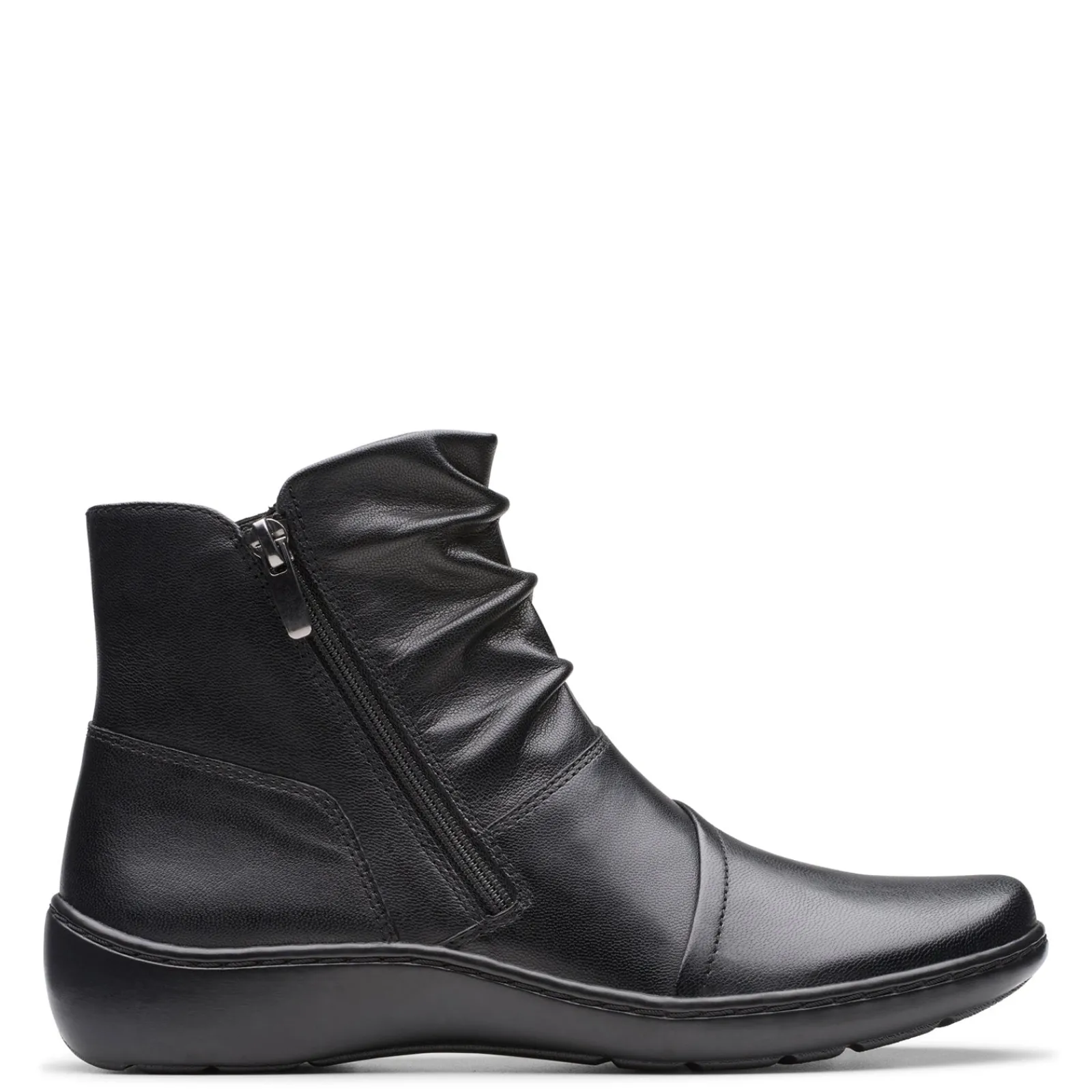 New Clarks Women's , Cora Pace Boot Black