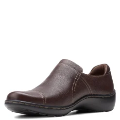 Best Clarks Women's , Cora Poppy Slip-On Dark Brown