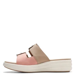 Clearance Clarks Women's , Drift Buckle Sandal Peach
