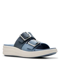 Sale Clarks Women's , Drift Buckle Sandal Denim Combi