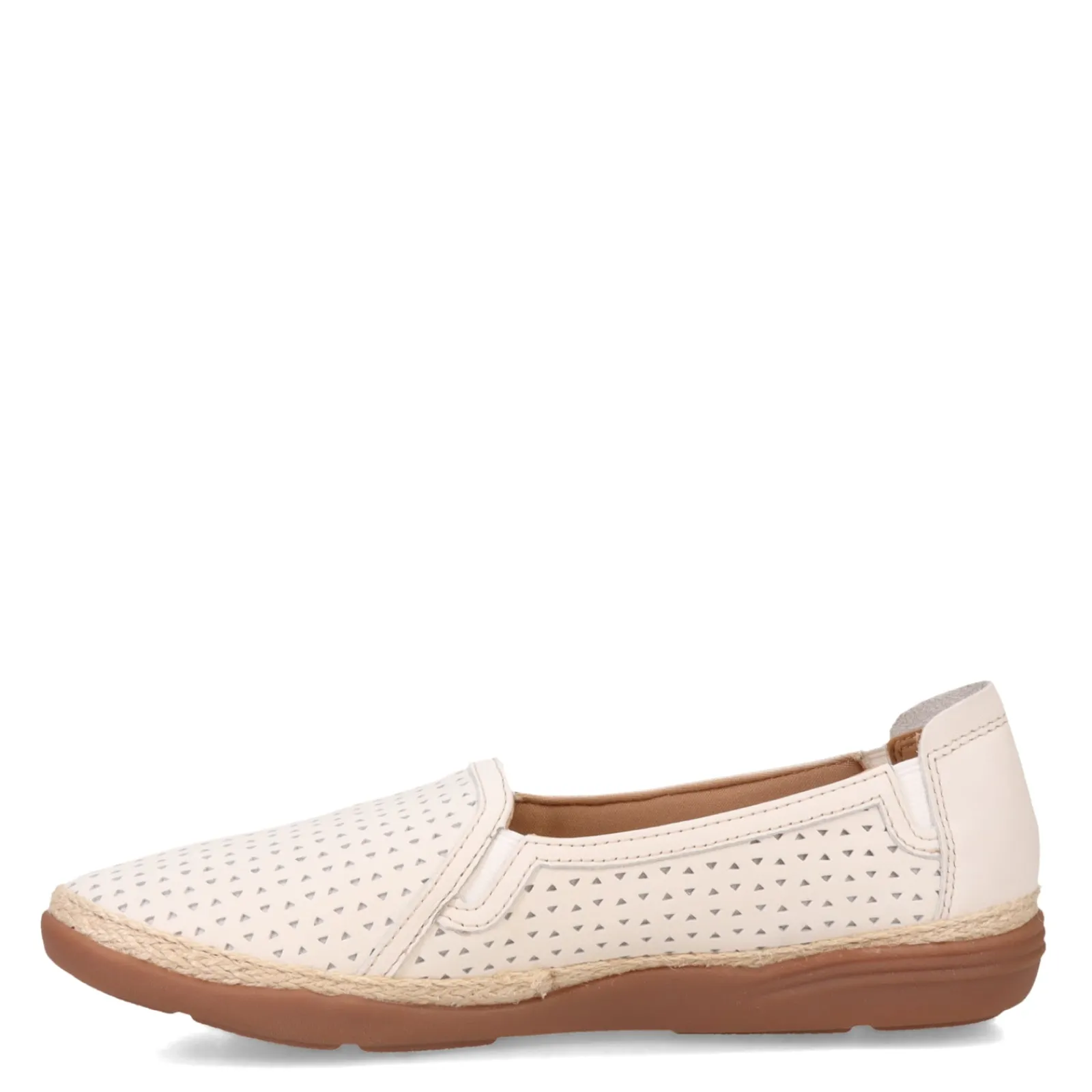 New Clarks Women's , Elaina Ruby Slip-On White