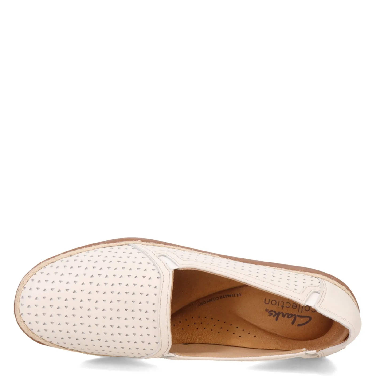 New Clarks Women's , Elaina Ruby Slip-On White