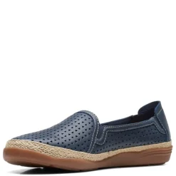 New Clarks Women's , Elaina Ruby Slip-On Navy