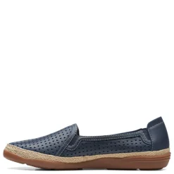 New Clarks Women's , Elaina Ruby Slip-On Navy