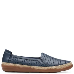 Clearance Clarks Women's , Elaina Ruby Slip-On Navy