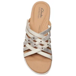 Online Clarks Women's , Elizabelle Rio Sandal Off White
