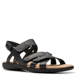 New Clarks Women's , Elizabelle Gem Sandal Black