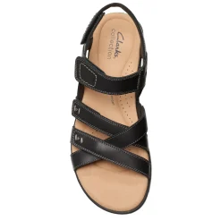 New Clarks Women's , Elizabelle Gem Sandal Black