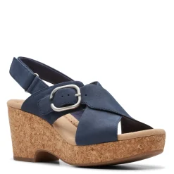 Outlet Clarks Women's , Giselle Dove Sandal Navy