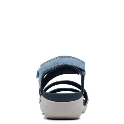 Best Clarks Women's , Glide Hi Ella Sandal Denim