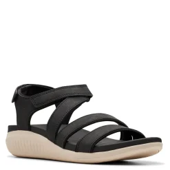 Best Clarks Women's , Glide Hi Ella Sandal Black
