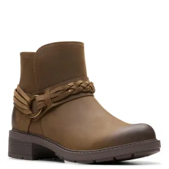 Clearance Clarks Women's , Hearth Kaylie Boot Mushroom Oily