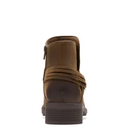 Clearance Clarks Women's , Hearth Kaylie Boot Mushroom Oily