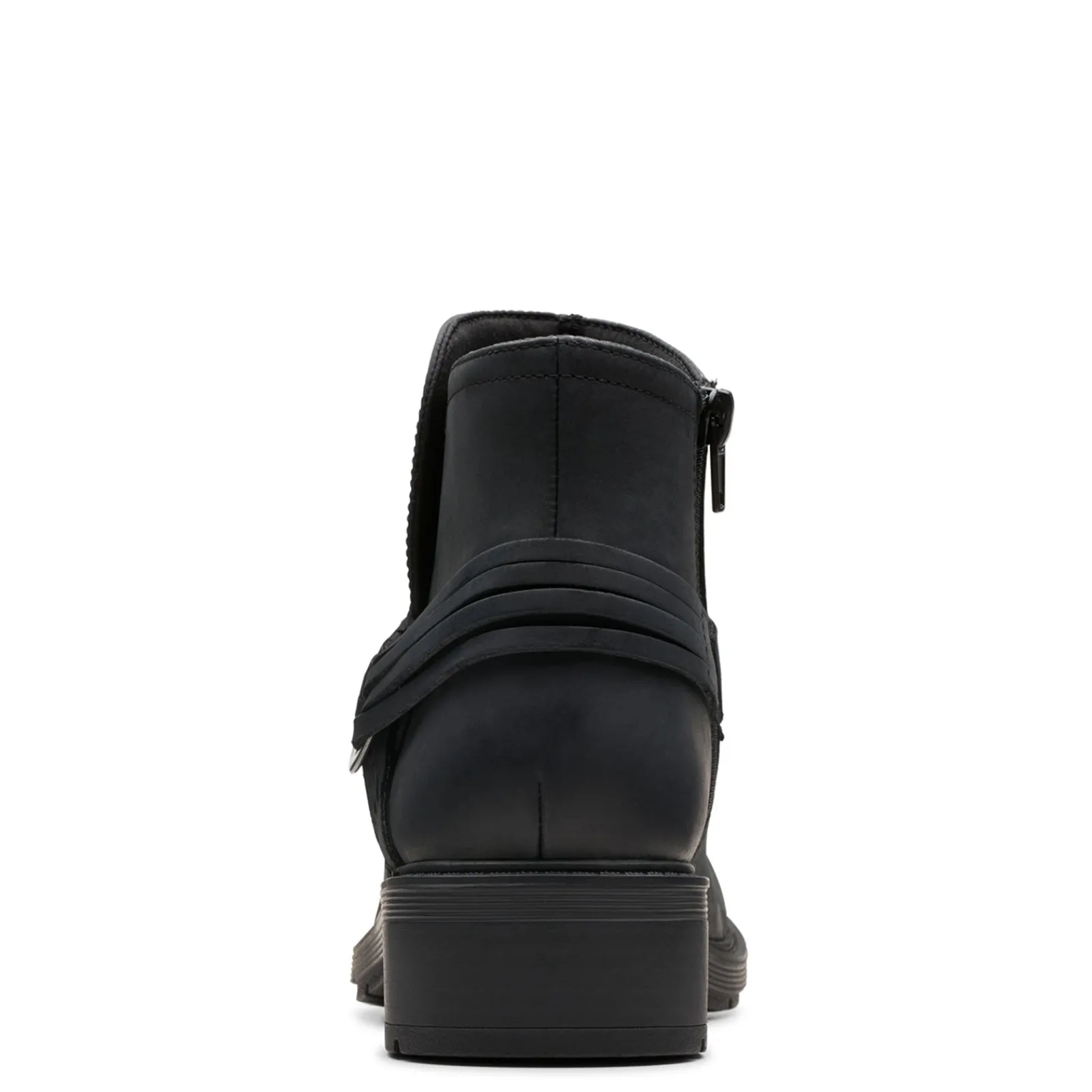 Clearance Clarks Women's , Hearth Kaylie Boot Black Oily