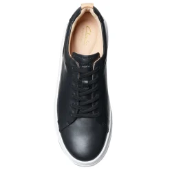 Sale Clarks Women's , Hollyhock Walk Sneaker Black Leather