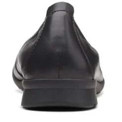 Clarks Women's , Jenette Ease Flat Black Solid