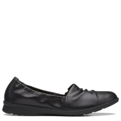 Discount Clarks Women's , Jenette Ruby Flat Black