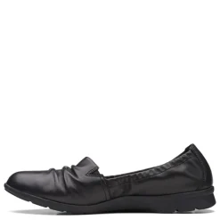 Discount Clarks Women's , Jenette Ruby Flat Black