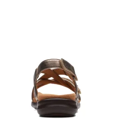 New Clarks Women's , Kitly Go Sandal Metallic