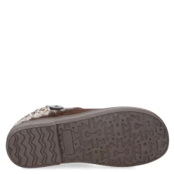 Online Clarks Women's , Knit Collar Slipper Brown