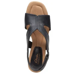 Clearance Clarks Women's , Kyarra Aster Sandal Black
