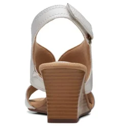 Hot Clarks Women's , Kyarra Aster Sandal White