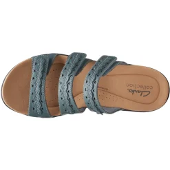 Best Clarks Women's , Laurieann Cove Sandal Blue Gray