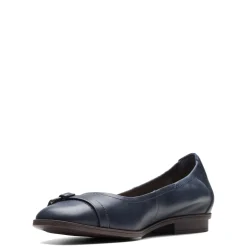 New Clarks Women's , Lyrical Sky Flat Navy