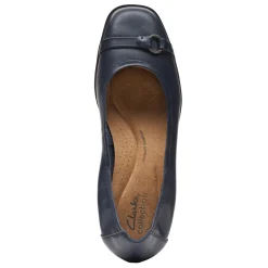 Sale Clarks Women's , Lyrical Sky Flat Navy