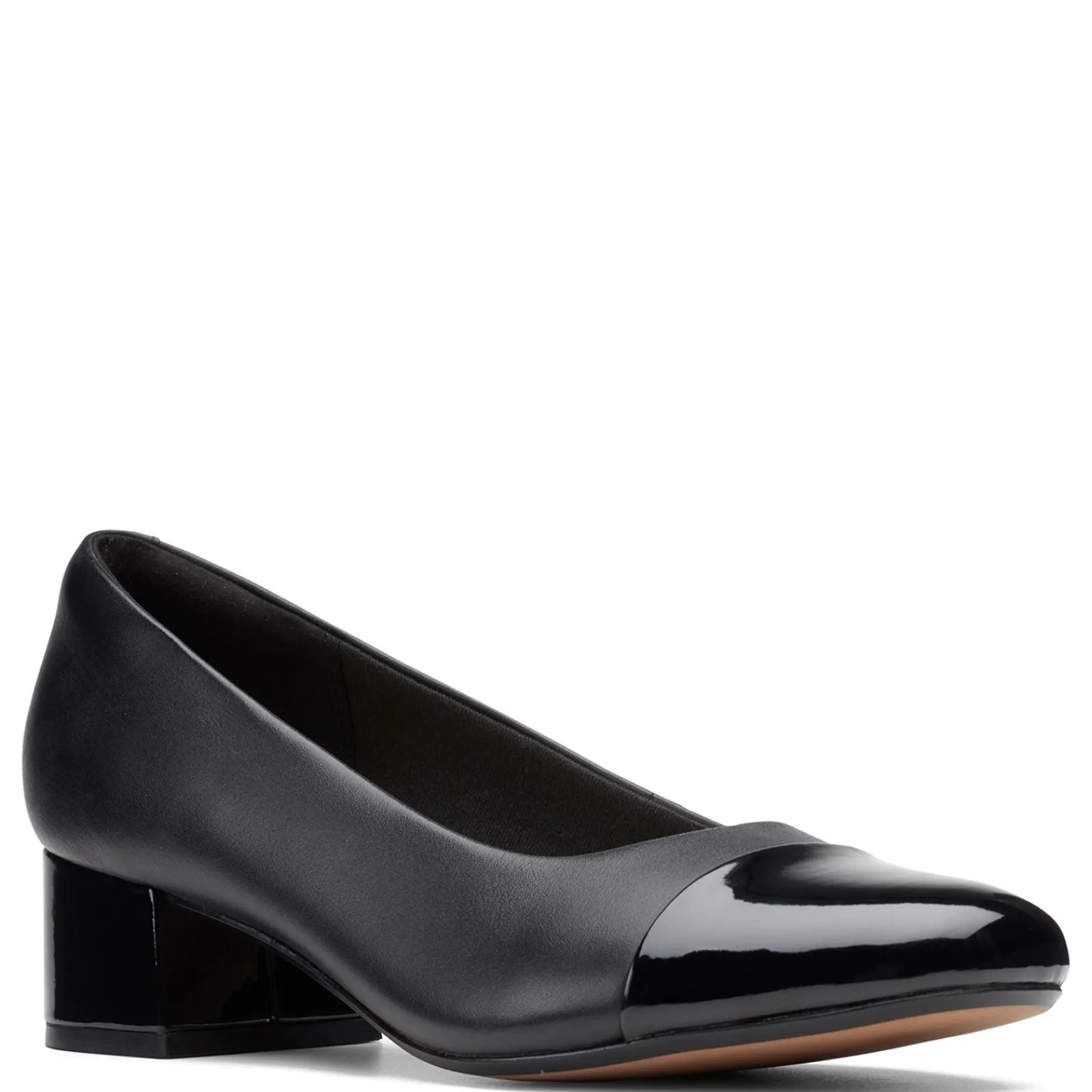 Outlet Clarks Women's , Marilyn Sara Pump Black Leather