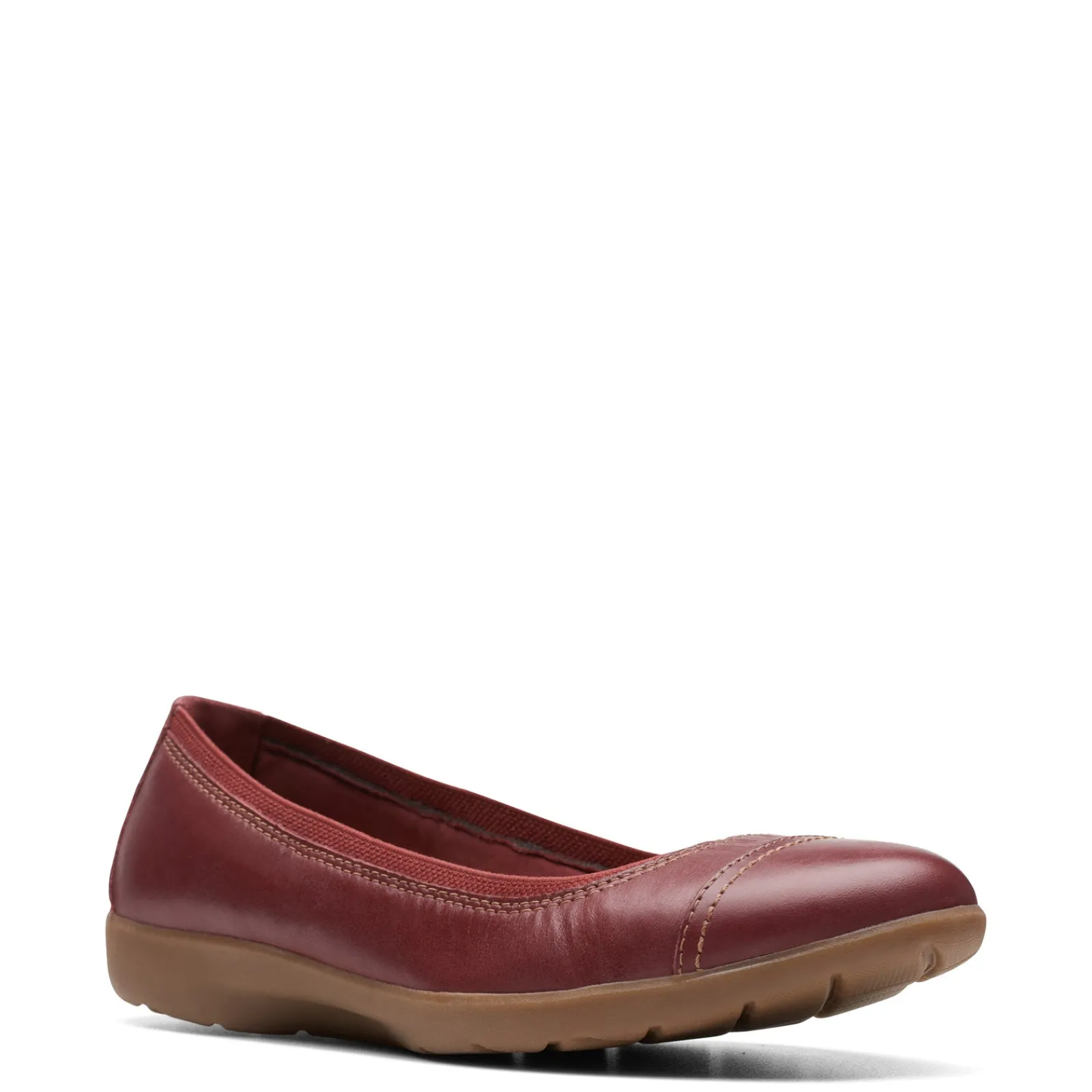 Clarks Women's , Meadow Opal Slip-On Chestnut