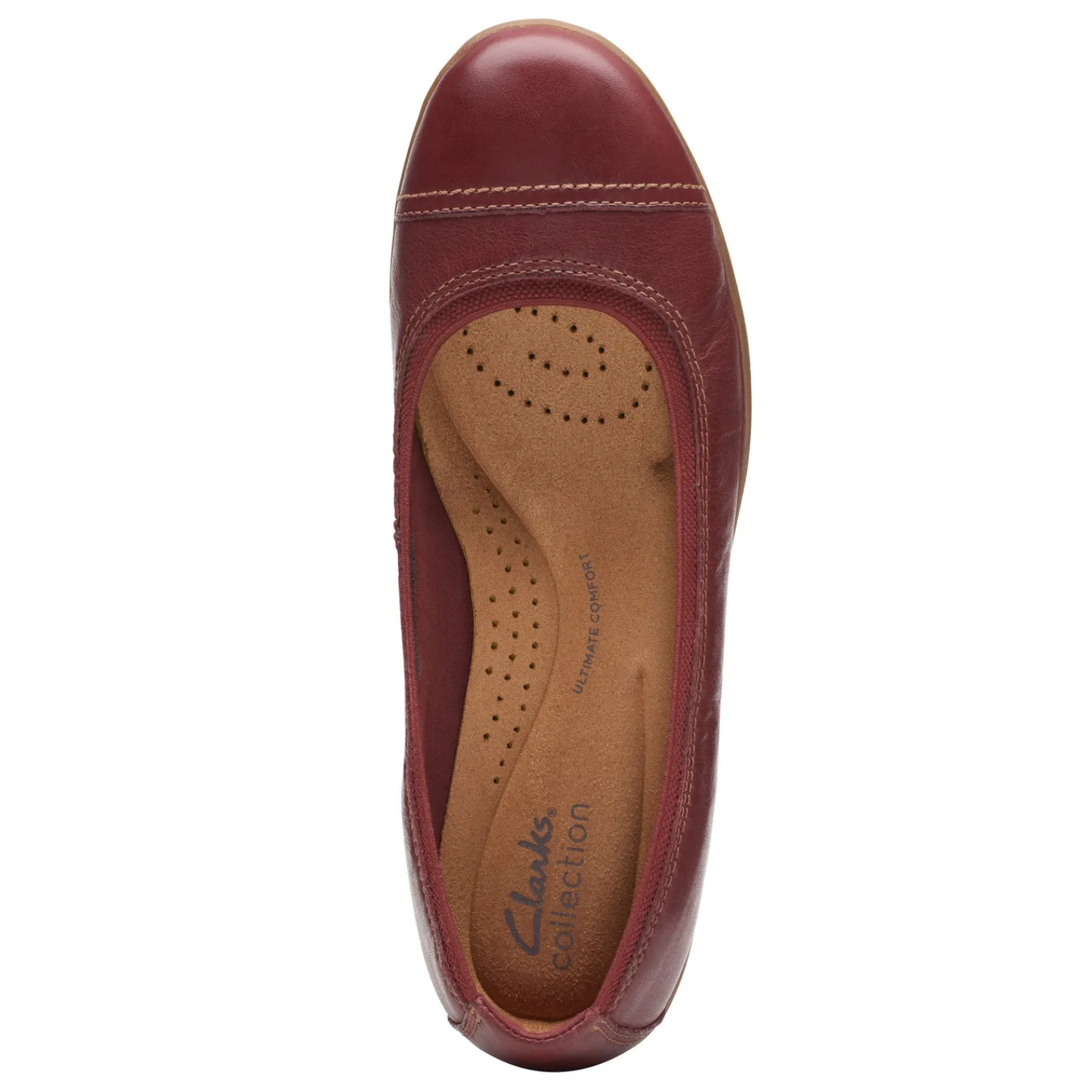 Clarks Women's , Meadow Opal Slip-On Chestnut