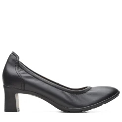 Discount Clarks Women's , Nelley Pearl Pump Black Leather