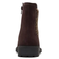 Hot Clarks Women's , Opal Sky Boot Dark Brown
