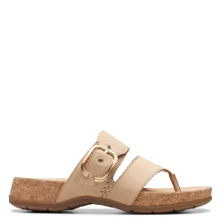 Clarks Women's , Reileigh Park Sandal Beige