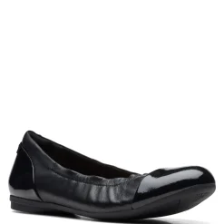 Best Clarks Women's , Rena Jazz Flat Black
